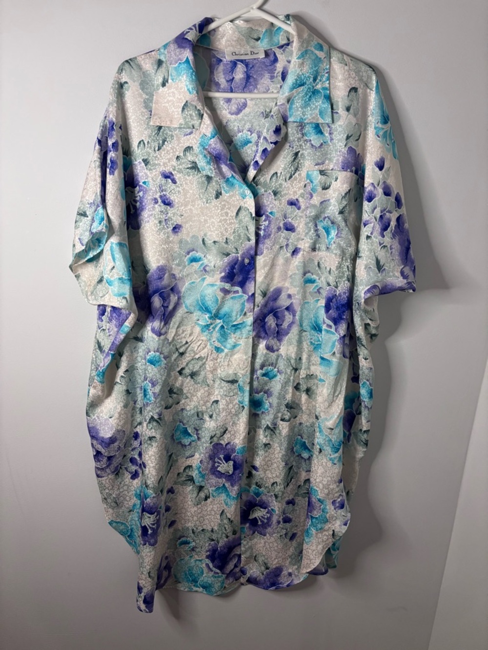 Christian Dior Floral Button-Down Blouse - Picture 2 of 6